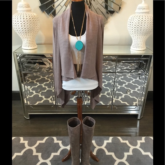 Talula Babaton Drape Cardigan Sweater - Picture 2 of 8