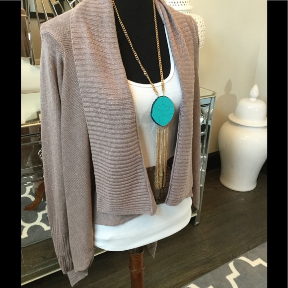 Talula Babaton Drape Cardigan Sweater - Picture 3 of 8