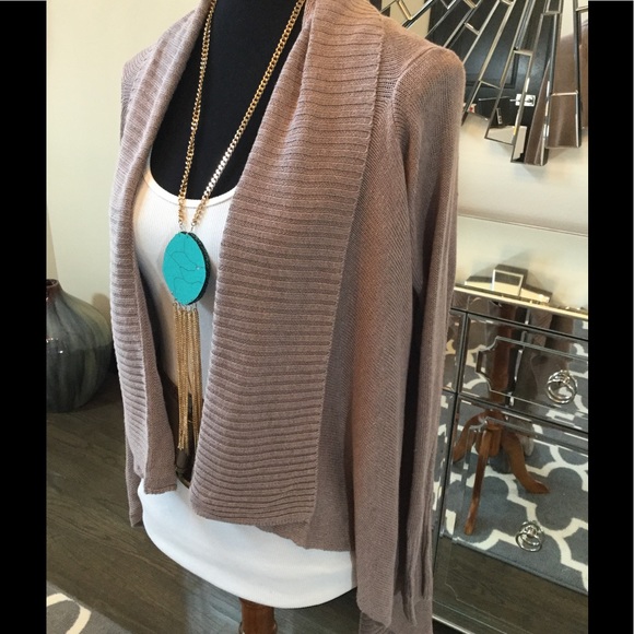 Talula Babaton Drape Cardigan Sweater - Picture 4 of 8