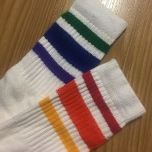 Rainbow Knee Socks (Never Worn)