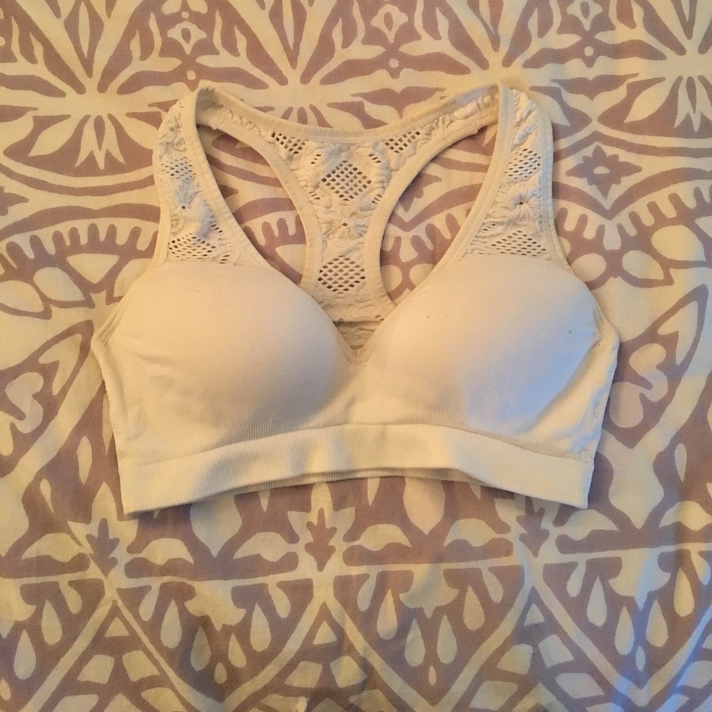 White Victoria's Secret sports bra (padded)