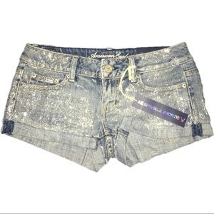 NWT American Eagle Sparkle Shortie