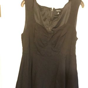 Torrid plus size black skater dress sz 18 EUC Torrid plus size black skater dress sz 18 EUC