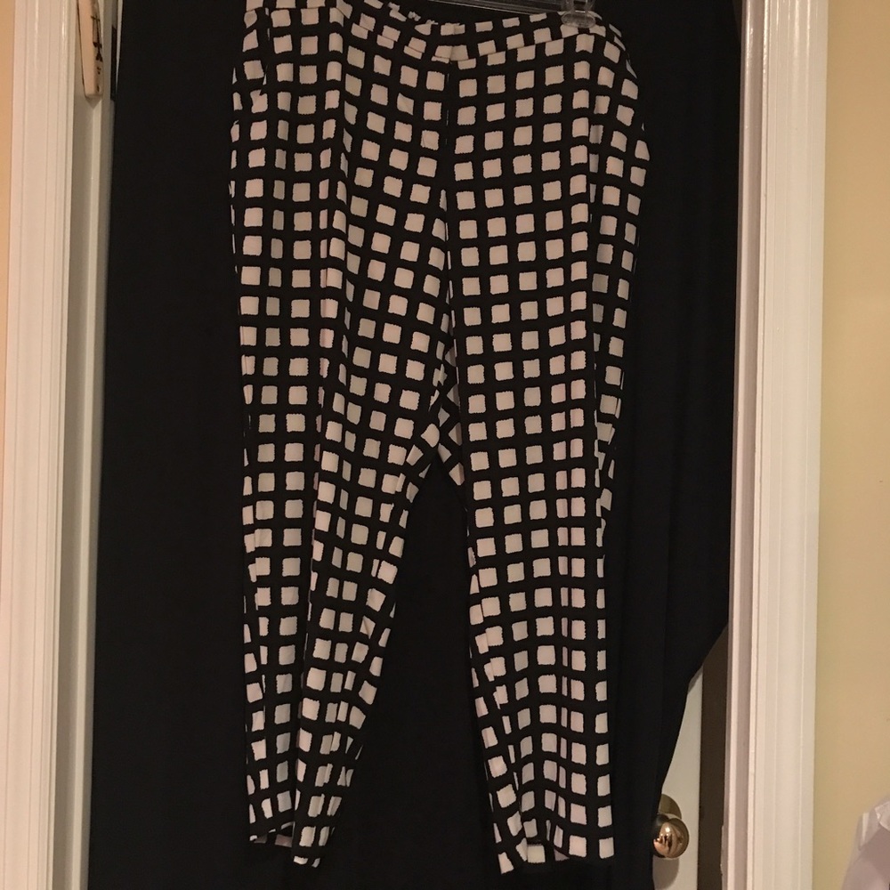 Lane Bryant patterned trouser