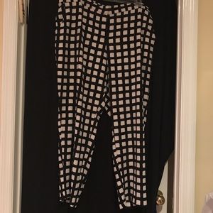 Lane Bryant patterned trouser