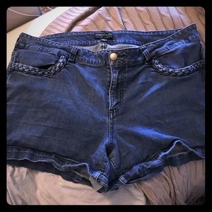 Forever 21 Braided Pocket Shorts