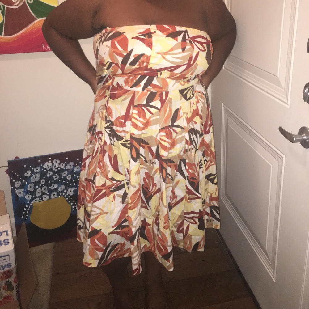 Strapless dress