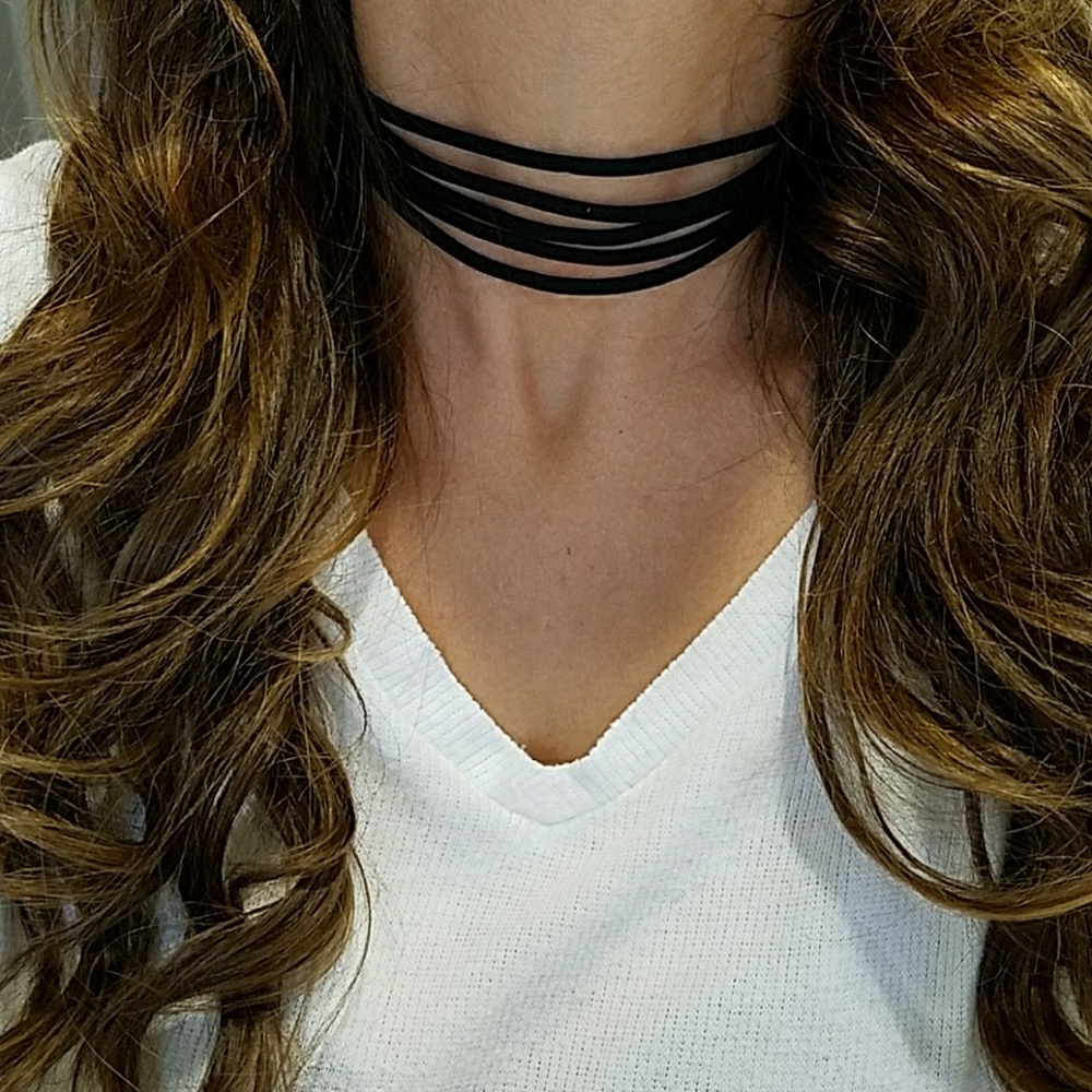 5 layer choker necklace  -NWT