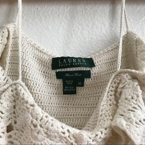 Crochet off the shoulder top