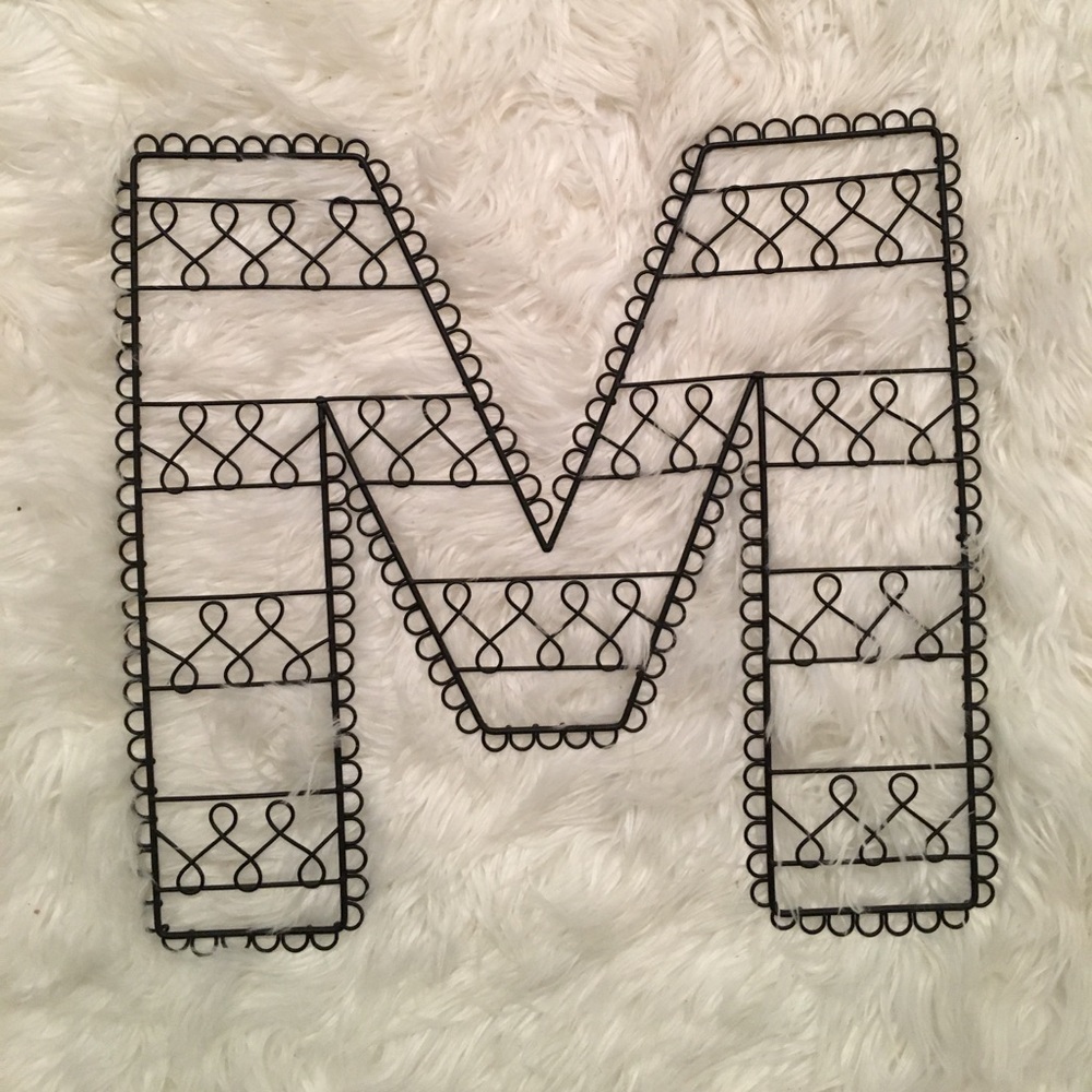 Pottery barn teen M letter