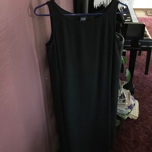 EILEEN FISHER BLACK SILK DRESS, size XS
