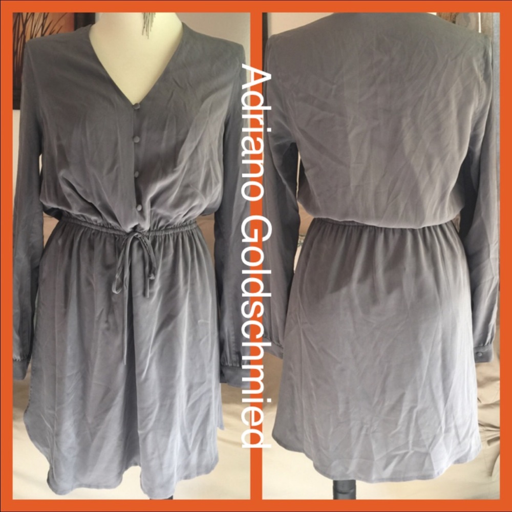 AG Adriano Goldschmied The Desi Dress Gray S