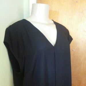 NWOT Black Top Blouse