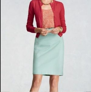 Cabi Textured Mint Pencil casual Career Skirt