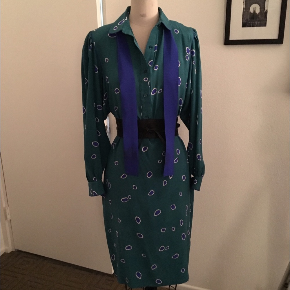 Vintage Circa 1980s Balenciaga Silk dress