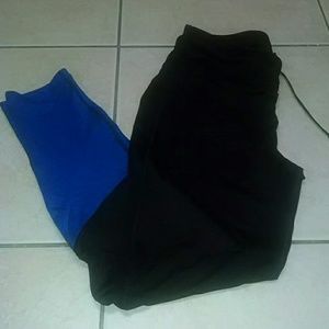 5 for $12 Danskin Dri-Fit pants black blue m