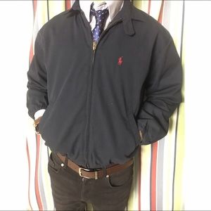 Polo light jacket size medium dark blue wind