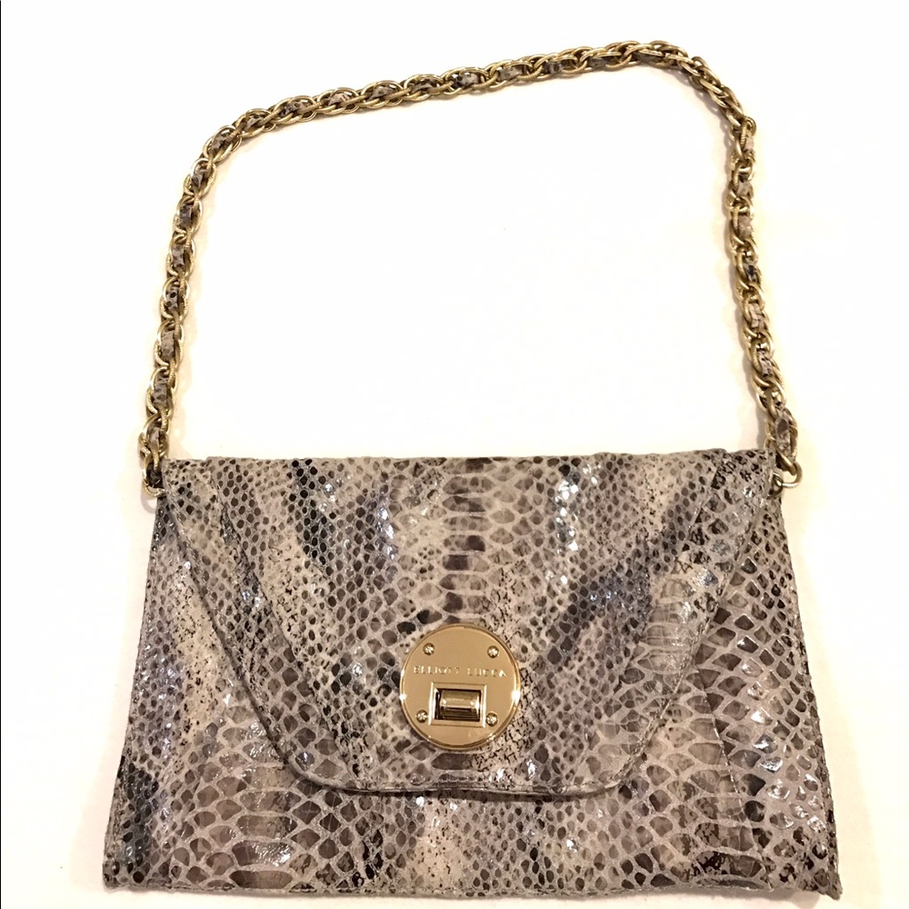 NWOT Elliot Luca snake print bag