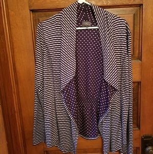 Market & Spruce Striped Cardigan