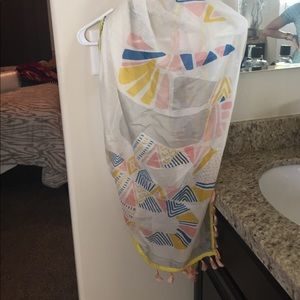 NWT Noonday Collection Silk Tassel Scarf