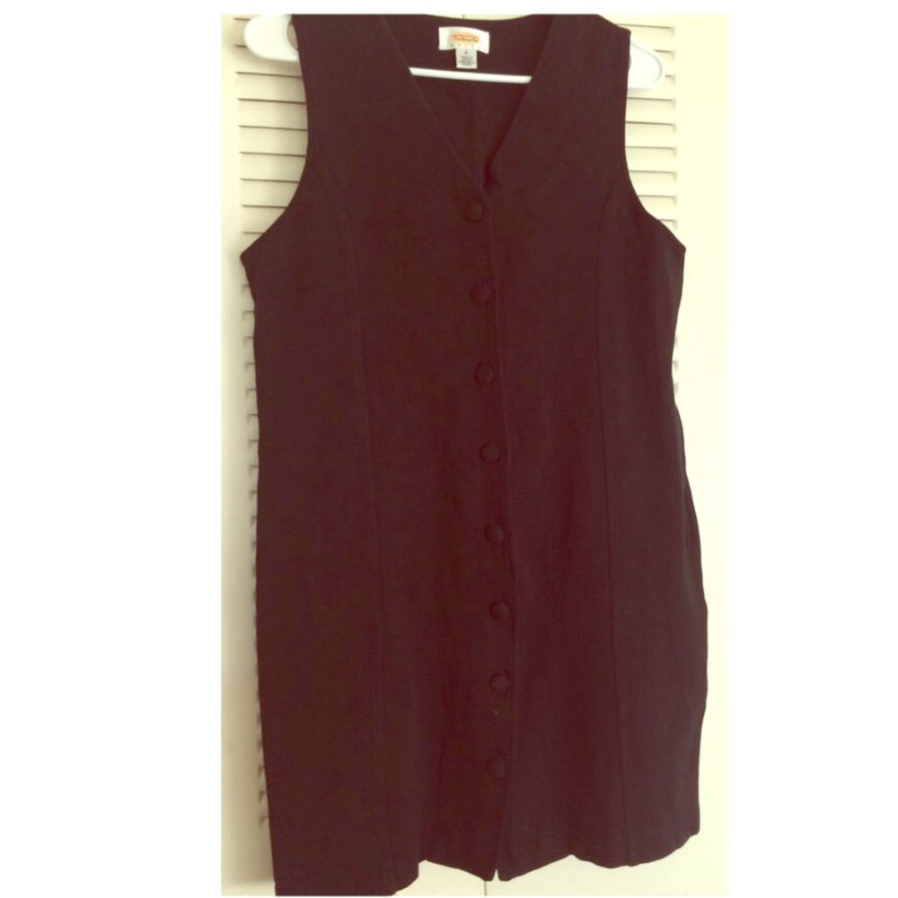 Black casual dress 👗