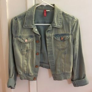 H&M cropped jean jacket