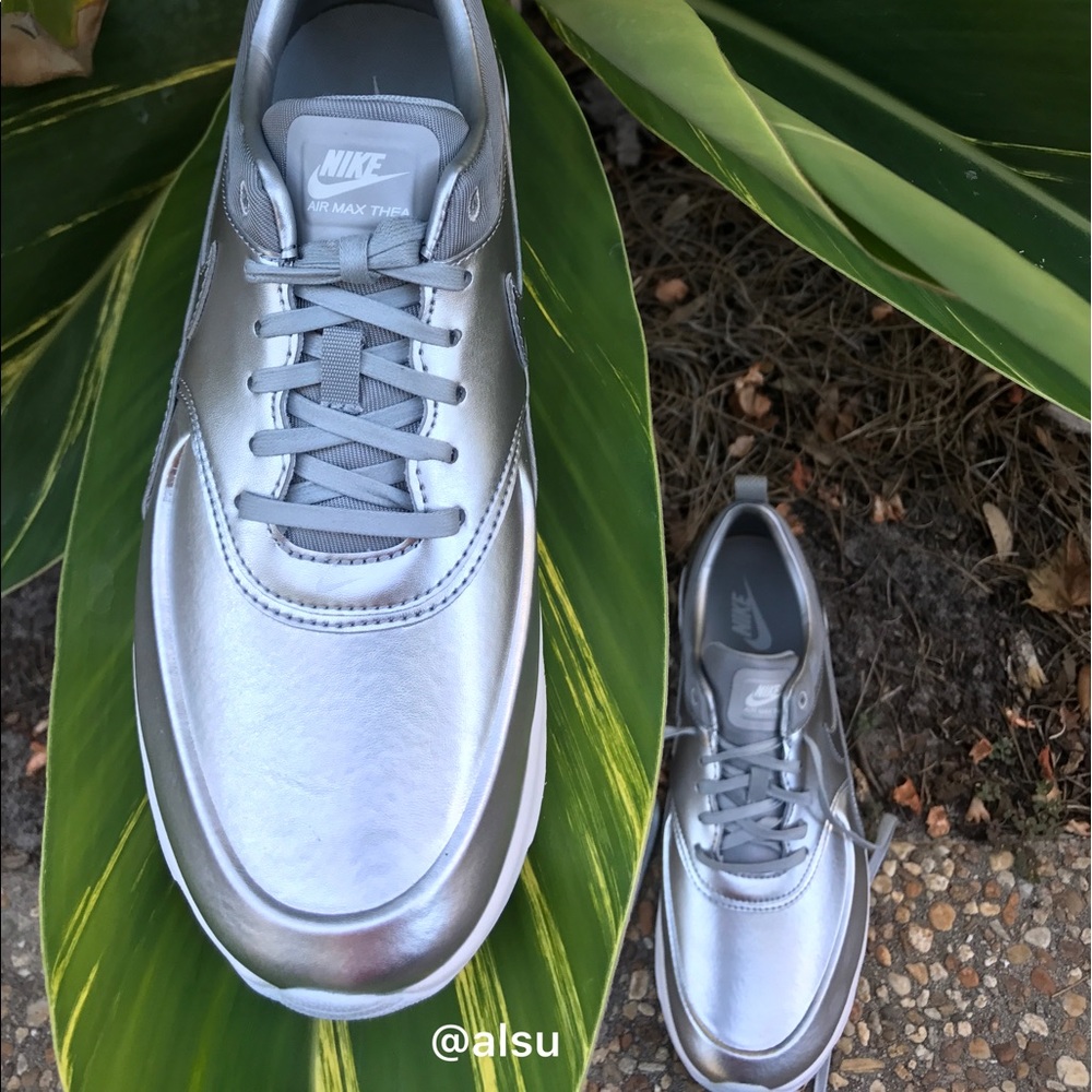 NWT Rare Nike Air Max Thea Metallic WMNS - Picture 2 of 8