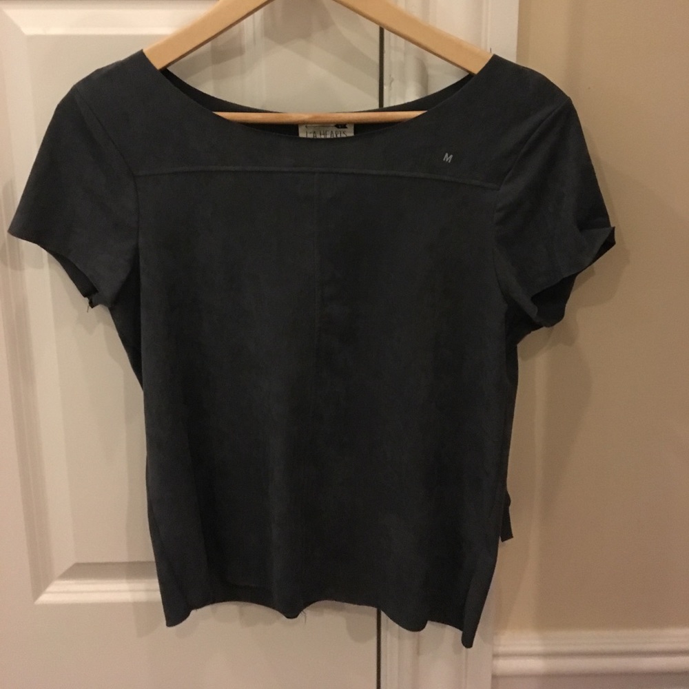 Grey Suede Shirt