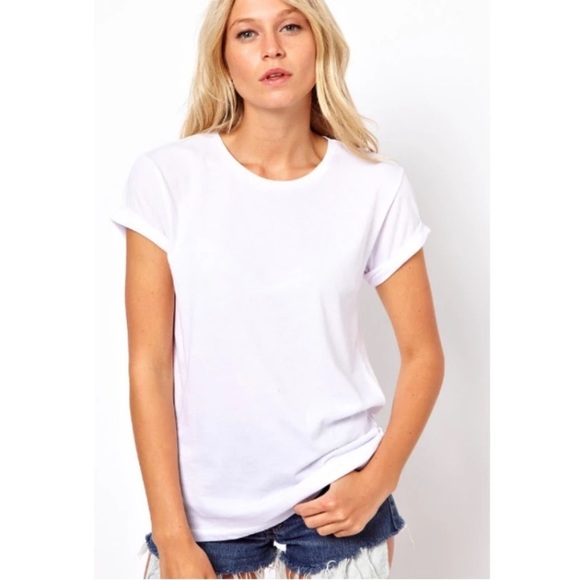 White Wing Cut Out Back Tee - Picture 2 of 4