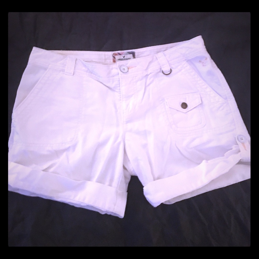 AE White Shorts