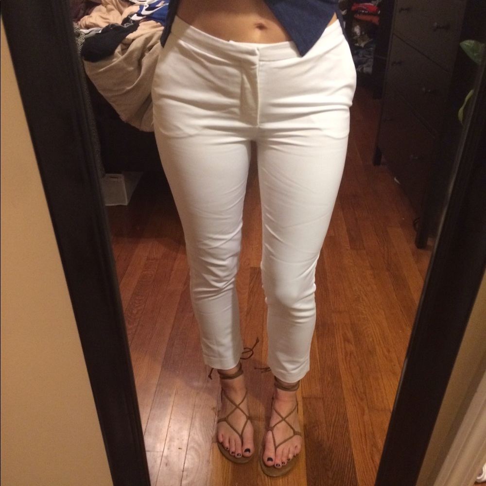 Forever 21 White Dress-style Capris