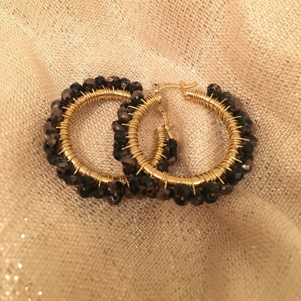 Black & Gold Earrings