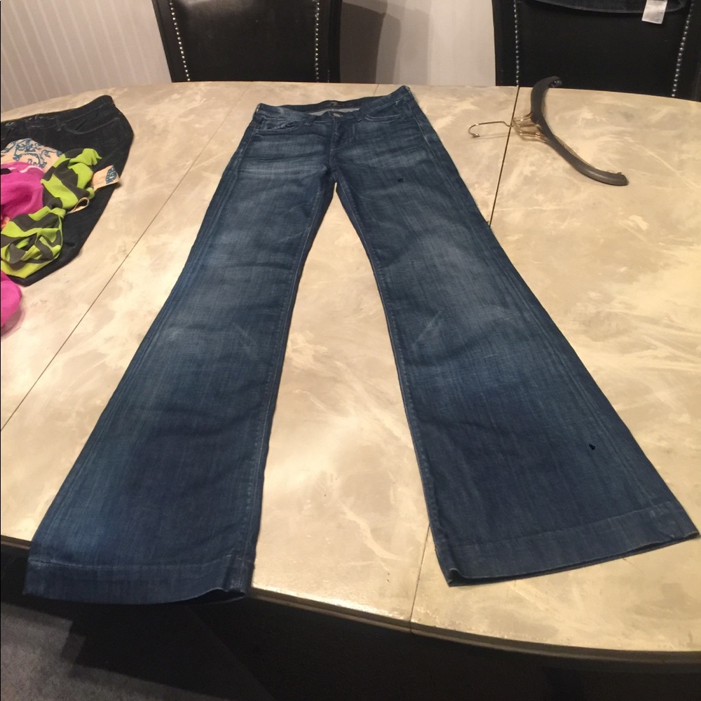 7 for all mankind jeans size 24 style ginger