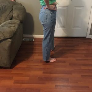 Lands End Vintage High Waisted Mom Jeans