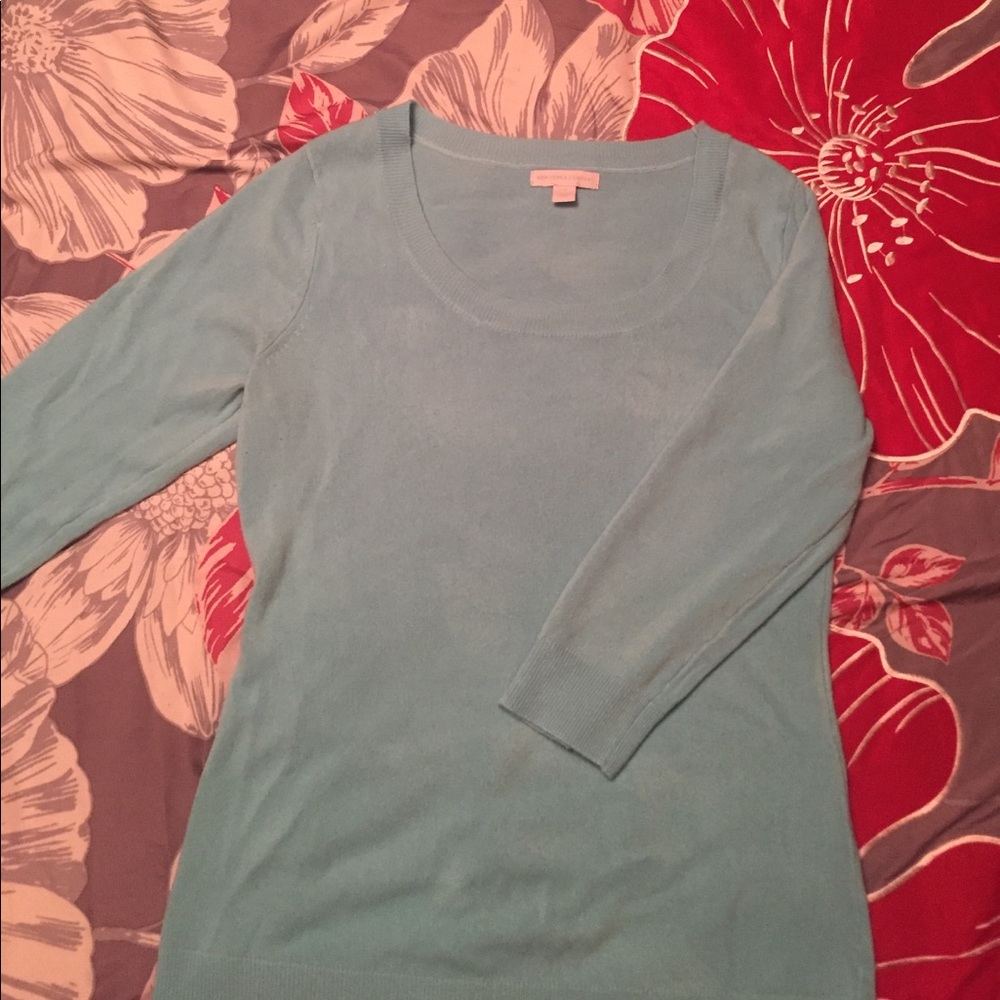 New York and company sweater.