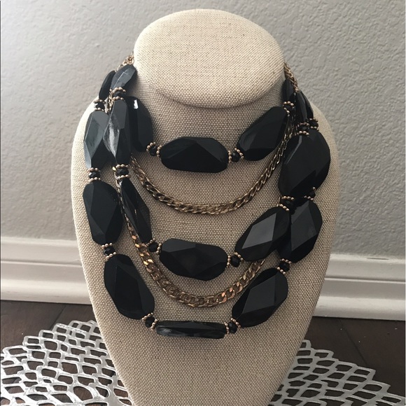 REDUCED! Bebe three chain necklace - Picture 1 of 1