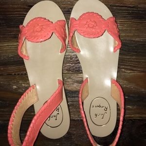 BRAND NEW Jack Rogers in coral!