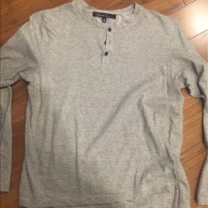Kenneth Cole Long Sleeve Striped