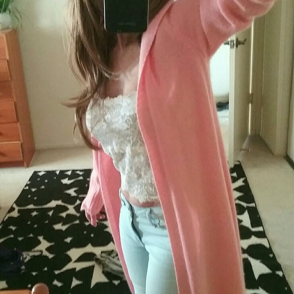 Victoria's Secret Long Lambswool Cardigan