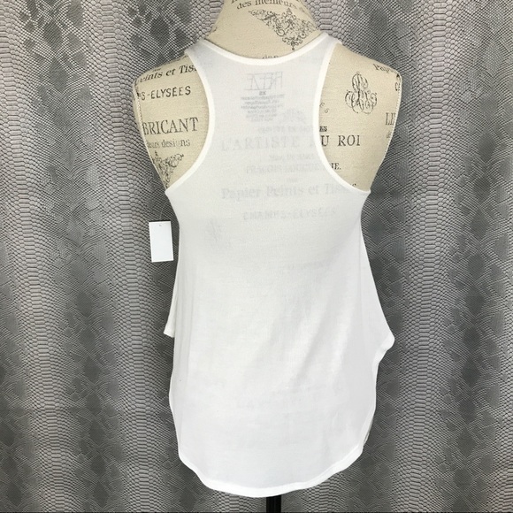 White high front squad tank top - Picture 3 of 7