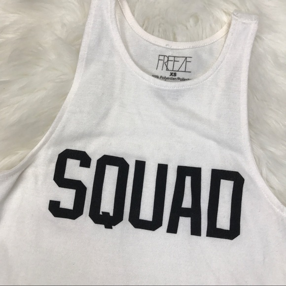White high front squad tank top - Picture 6 of 7