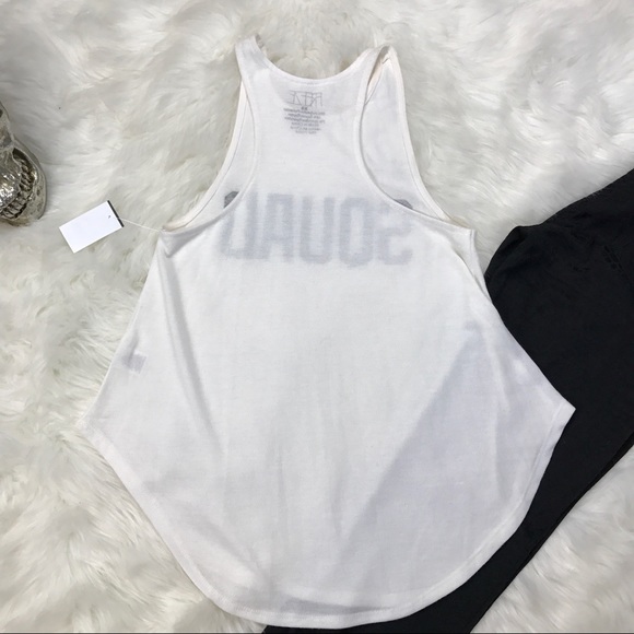 White high front squad tank top - Picture 7 of 7