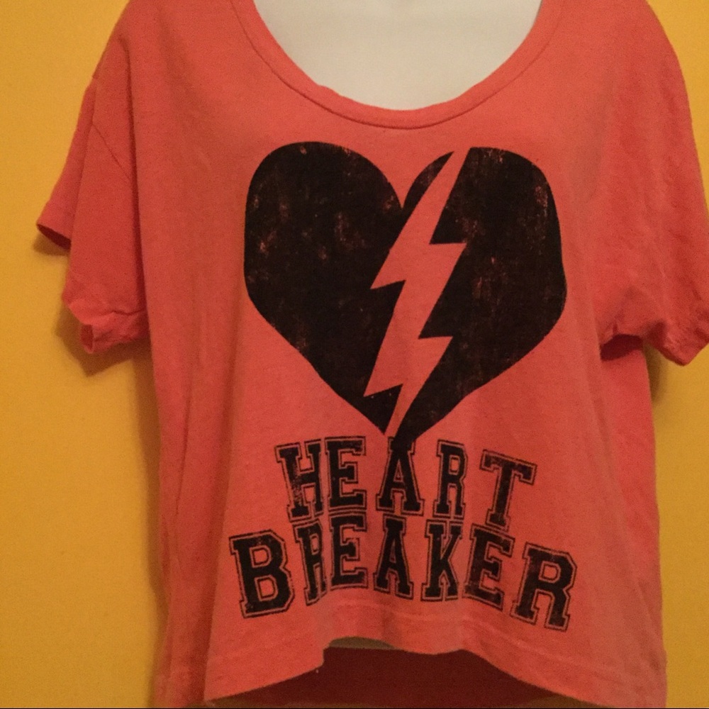 Vintage Heart Breaker Graphic oversized Tee Size S