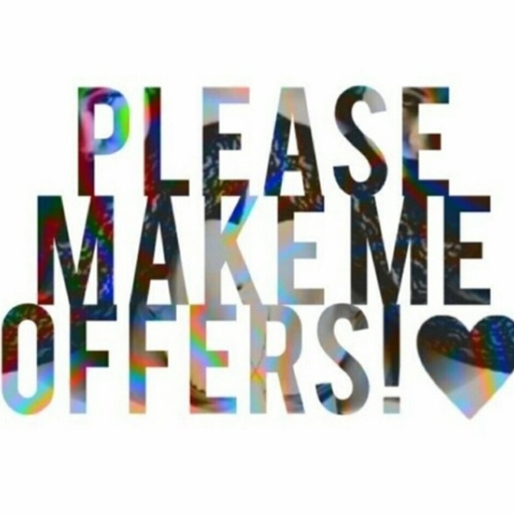 I'm open to all reasonable offers!