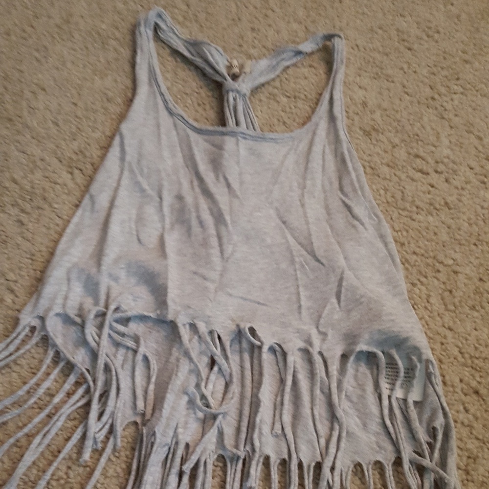 Fringe crop top