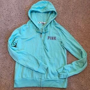PINK zip up hoodie