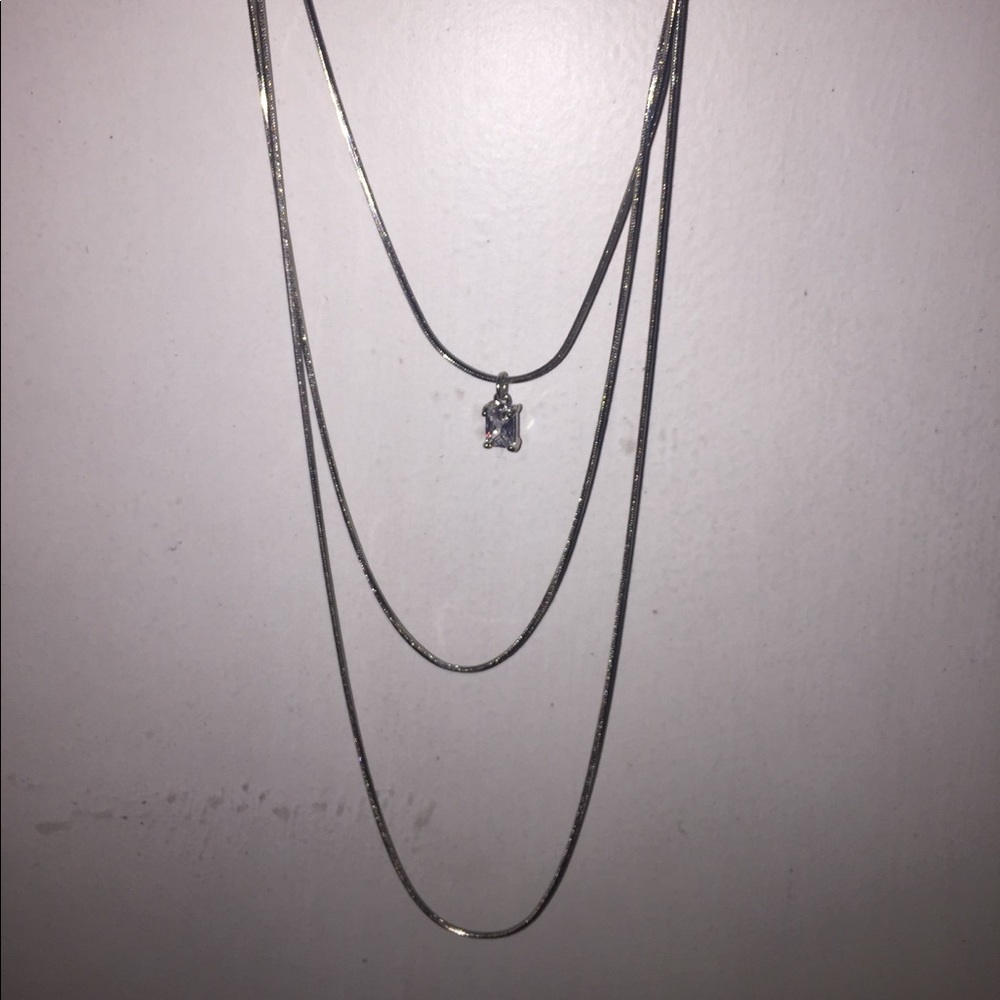Silver chic necklace