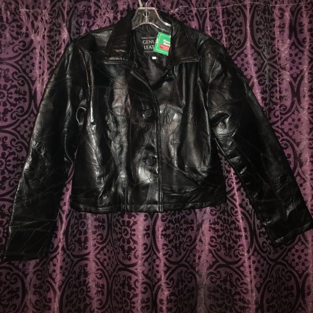 NWT Genuine Giovanni Navarre Leather jacket