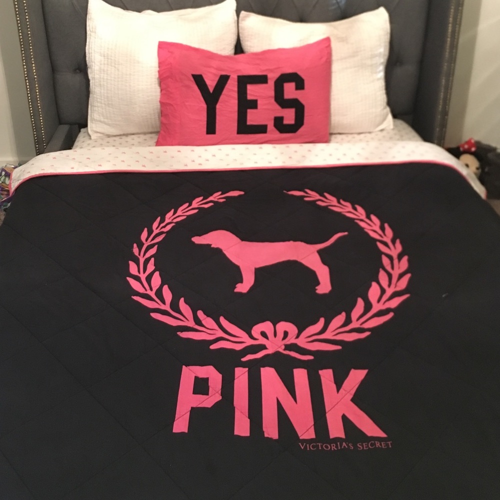 Love pink blanket