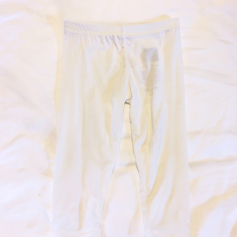 Kickee Pants White Leggings
